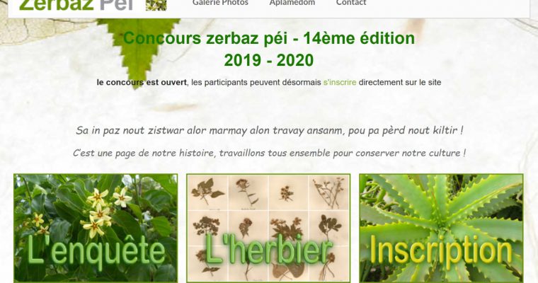 Concours Zerbaz Péi 2020